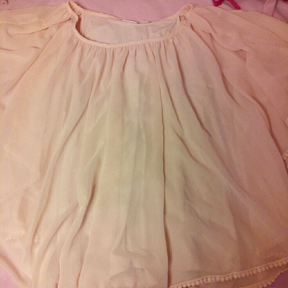 Baby pink blouse